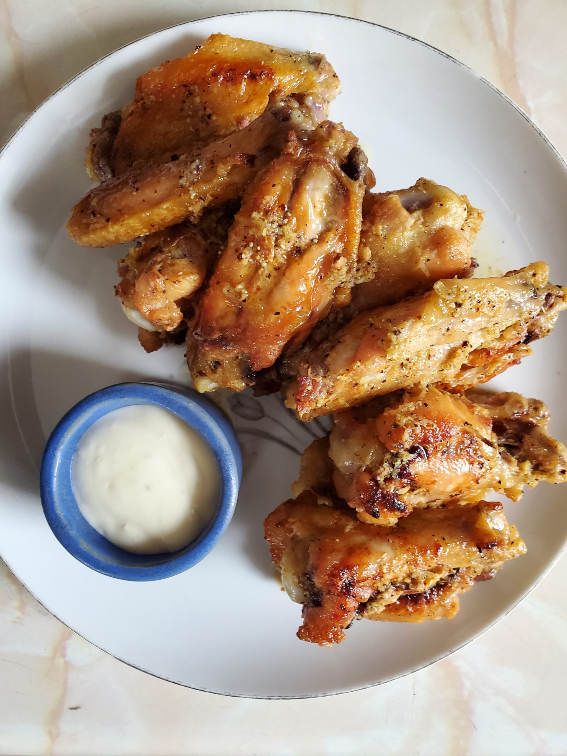 Baked Lemon Pepper Wings - Salt and Wild Honey